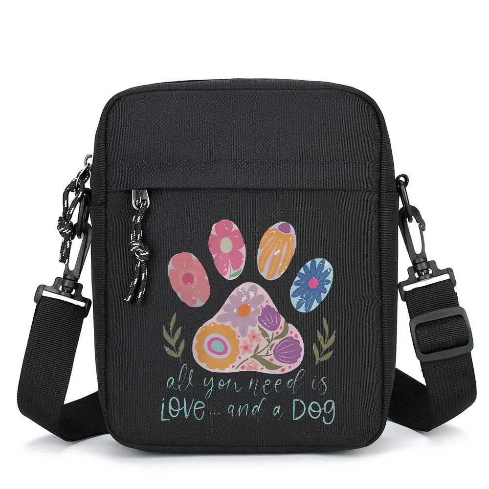 A Stylish and Easy Black Crossbody Bag Featuring Floral Paw Print Perfect Daily As A Gift with A Large Capacity for Various Uses
A Stylish and Easy Black Crossbody Bag Featuring Floral Paw Print Perfect Daily As A Gift with A Large Capacity for Various Uses