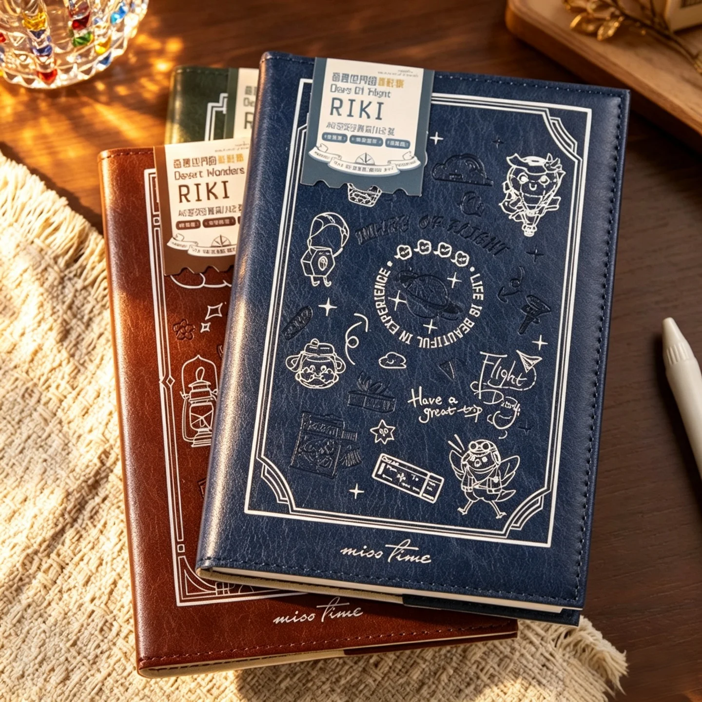 A6 Vintage Faux Leather Bound Journal -Wonder World Fresh Things Series Fashionable Notebook for Daily Notes PU Leather Notebook
A6 Vintage Faux Leather Bound Journal -Wonder World Fresh Things Series Fashionable Notebook for Daily Notes PU Leather Notebook