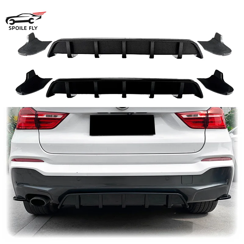 2014 To 2018 For BMW X4 F26 M Sport Racing Rear Diffuser Apron Lip Guard Bumper Diffuser Spoiler By Gloss Black ABS Body Kit
2014 To 2018 For BMW X4 F26 M Sport Racing Rear Diffuser Apron Lip Guard Bumper Diffuser Spoiler By Gloss Black ABS Body Kit