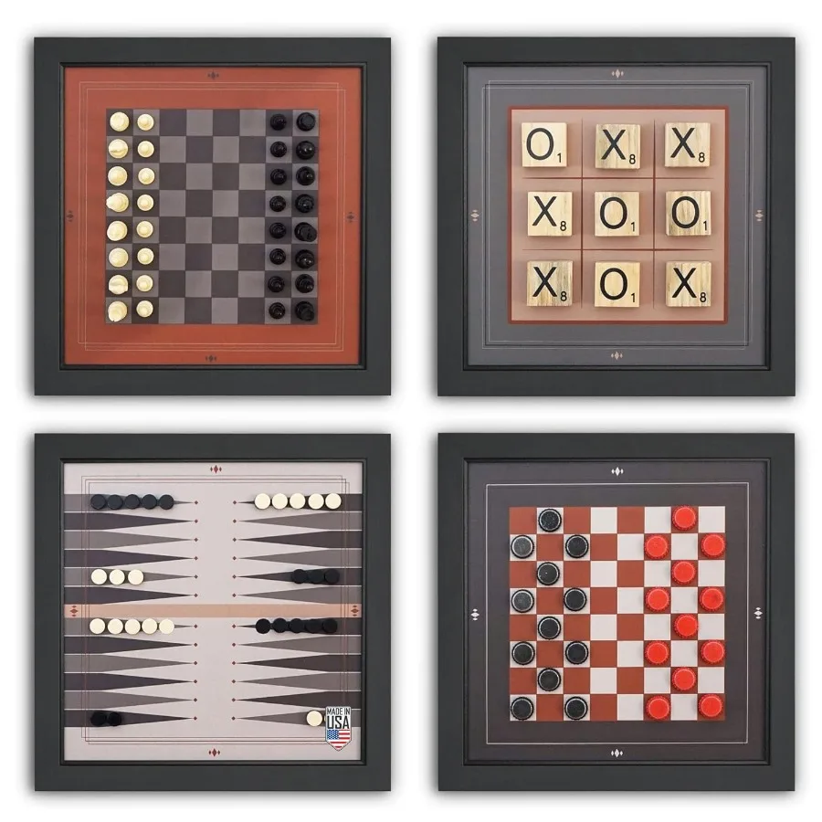 Современный игровой набор из магнитного холста для шахматных шашек, нарды и TIC TAC TOE: декоративная настенная конструкция с легким доступом
Современный игровой набор из магнитного холста для шахматных шашек, нарды и TIC TAC TOE: декоративная настенная конструкция с легким доступом