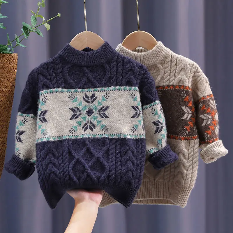 Boys Sweater Cotton Outwear Tops 2022 Special Warm Thicken Velvet Winter Plus Size Knitting Children's Clothing
Boys Sweater Cotton Outwear Tops 2022 Special Warm Thicken Velvet Winter Plus Size Knitting Children's Clothing