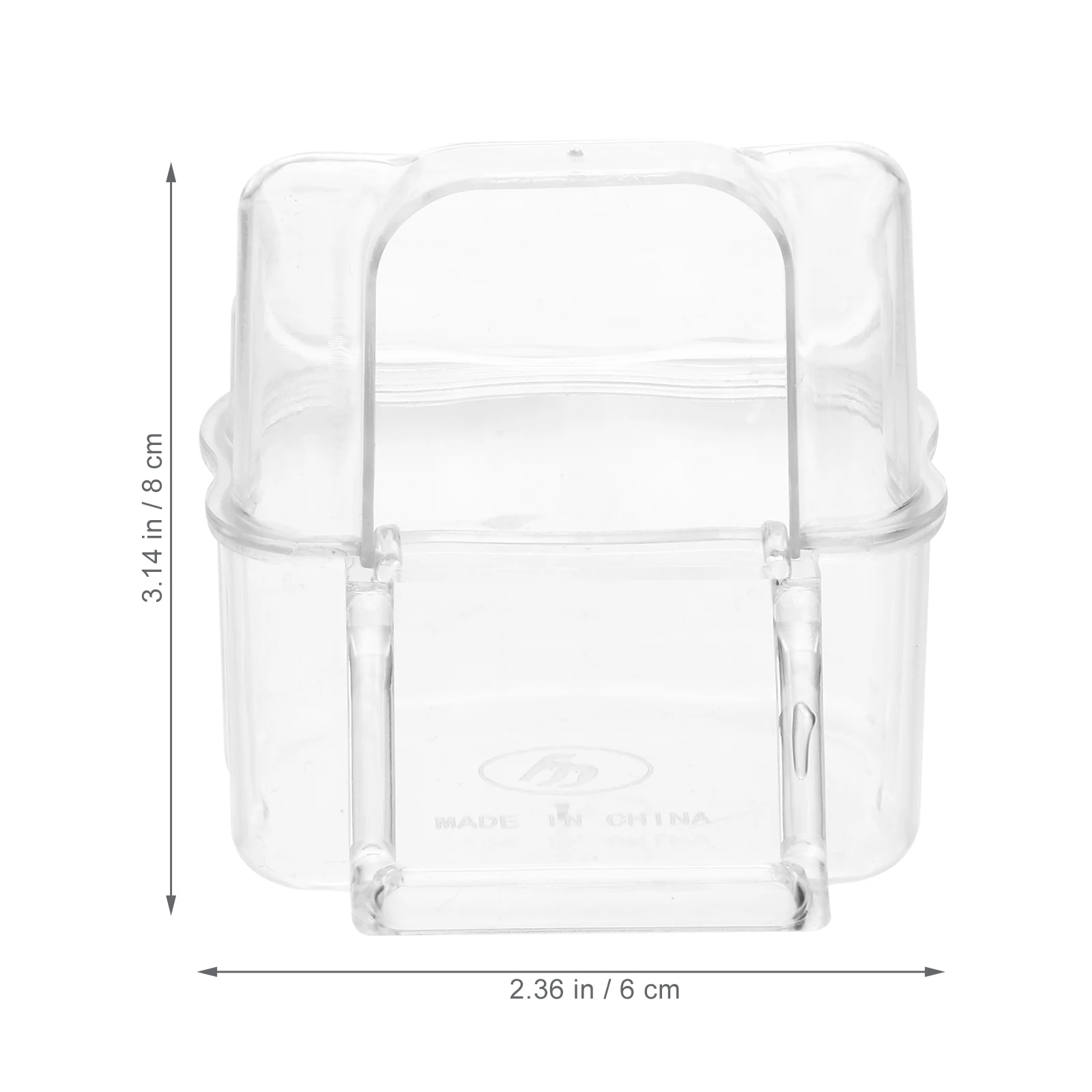 3 pcs Feeder Box Pet Birds Food Container Anti-Splashing Flat Base Thickening Acrylic Stand Bar Design Durable Detachable Cage
3 pcs Feeder Box Pet Birds Food Container Anti-Splashing Flat Base Thickening Acrylic Stand Bar Design Durable Detachable Cage