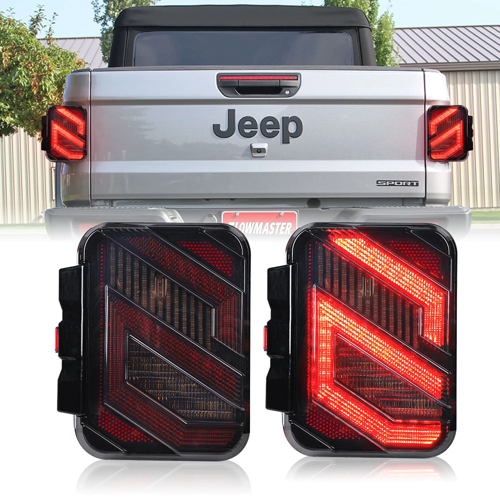 Loyo Hot Selling 4X4 Vehicle Led Tail Light Rear Lamp IP67 DRL Reverse Tail Light Led For Jeep Gladiator Jt 2018 Us Version
Loyo Hot Selling 4X4 Vehicle Led Tail Light Rear Lamp IP67 DRL Reverse Tail Light Led For Jeep Gladiator Jt 2018 Us Version