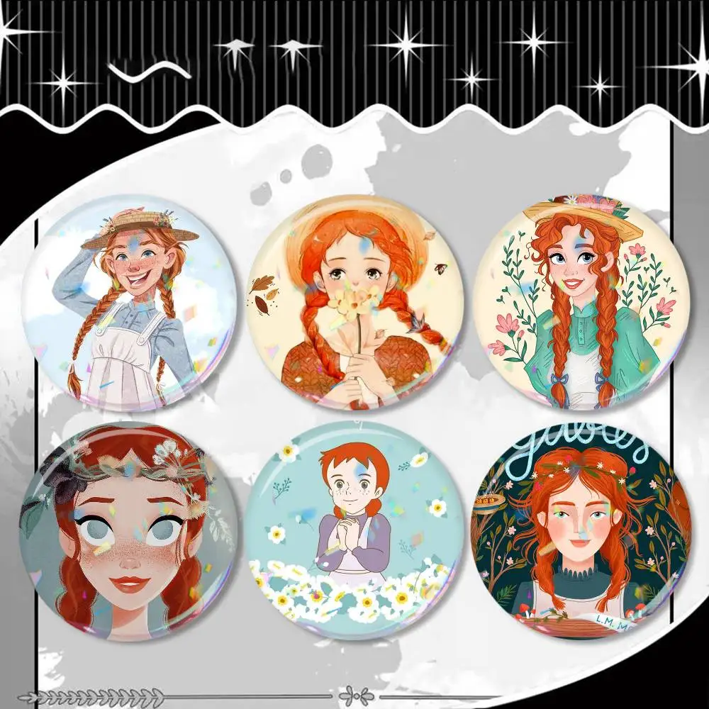 Anne Of Green Gables Laser Badge Applicable For Backpack Clothes Hats Decor Creative Accessories
Anne Of Green Gables Laser Badge Applicable For Backpack Clothes Hats Decor Creative Accessories