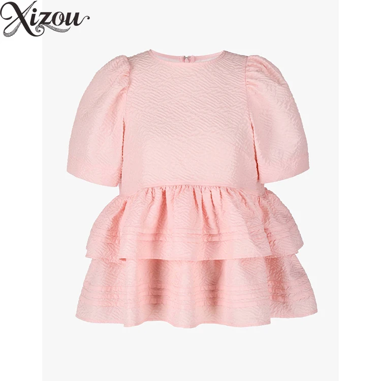 Round Neck Top Fashion Ladies Tops Japanese Style Bubble Sleeve Short-sleeved Shirt Summer Blusas Mujer Fashion Women Blouse
Round Neck Top Fashion Ladies Tops Japanese Style Bubble Sleeve Short-sleeved Shirt Summer Blusas Mujer Fashion Women Blouse