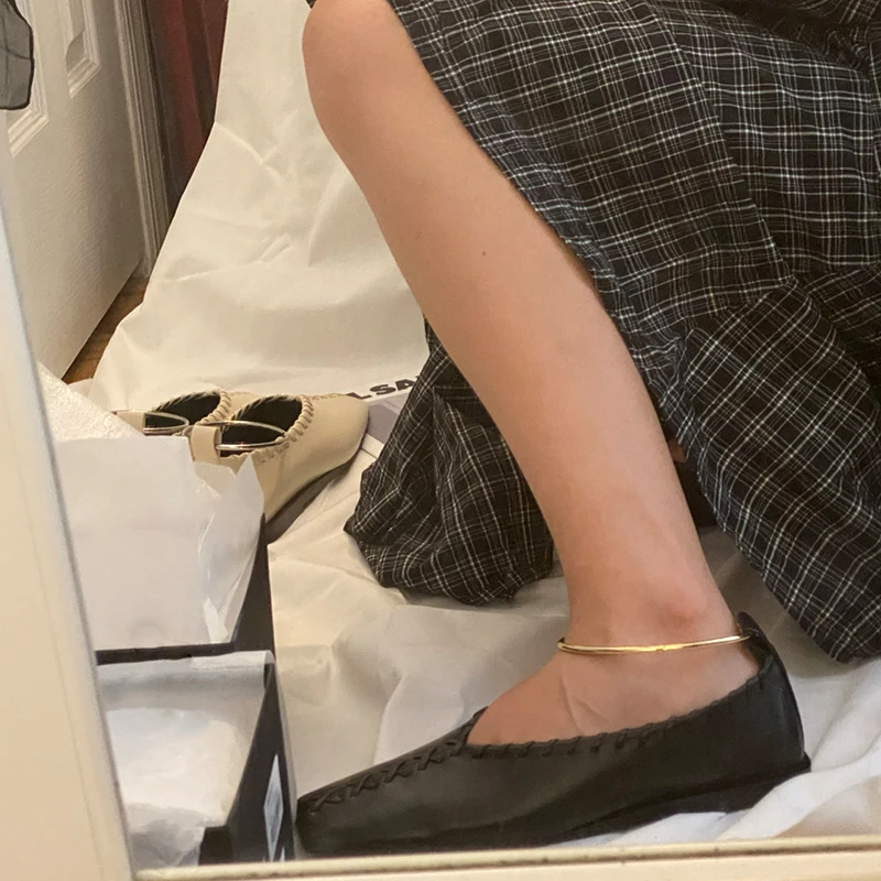 Metal Ring Retro Square Toe Women Single Shoes Fashion Woven Shoes Flats Espadrilles All-Match Casual Slip-On Shoes
Metal Ring Retro Square Toe Women Single Shoes Fashion Woven Shoes Flats Espadrilles All-Match Casual Slip-On Shoes