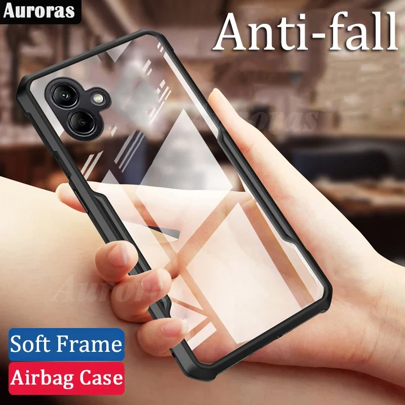 For Samsung Galaxy A06 Case Translucent Airbag Bezel Shockproof Plastic Hard Cover For Samsung Galaxy A16 A05 Back Casing
For Samsung Galaxy A06 Case Translucent Airbag Bezel Shockproof Plastic Hard Cover For Samsung Galaxy A16 A05 Back Casing