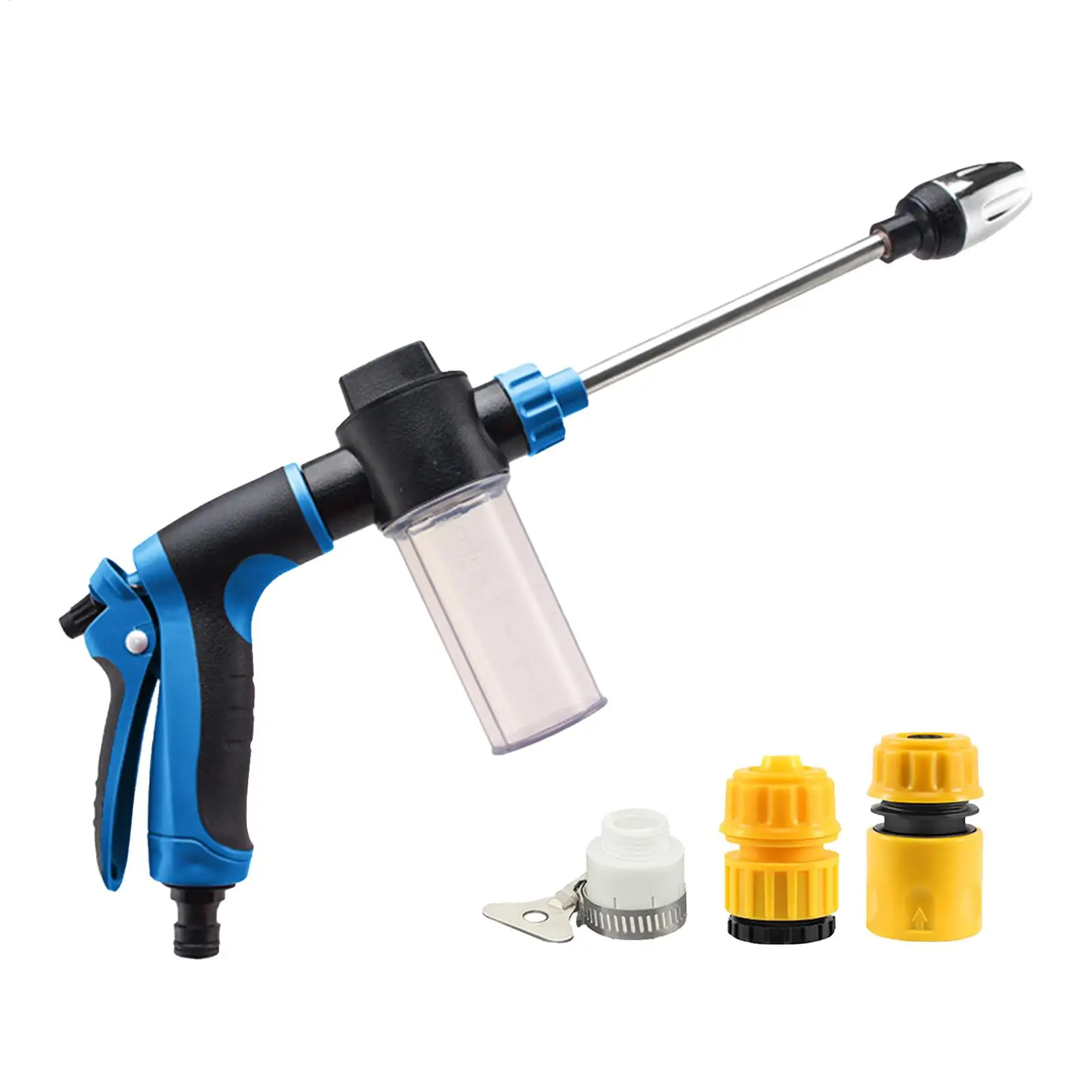 Foam Sprayer Car Wash Adjustable Nozzle Cannon High Pressure Multi-port Telescopic Garden Hose Foam Cannon for Home RV Truck
Foam Sprayer Car Wash Adjustable Nozzle Cannon High Pressure Multi-port Telescopic Garden Hose Foam Cannon for Home RV Truck