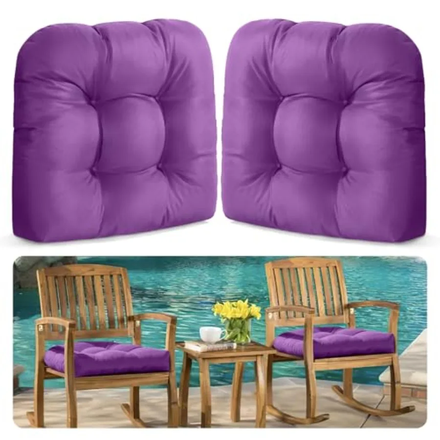 Outdoor Chair Cushions Set of 2 Memory Foam Seat Cushion Pads for Wicker Chair and Patio Furniture 19 x 19 Inch
Outdoor Chair Cushions Set of 2 Memory Foam Seat Cushion Pads for Wicker Chair and Patio Furniture 19 x 19 Inch