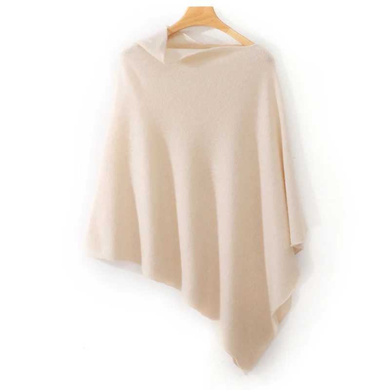 Women's 100% Wool Irregular Cape Pullover Shawl Low Neck Sun Protection Shirt, Spring/Summer Loose Knit Top
Women's 100% Wool Irregular Cape Pullover Shawl Low Neck Sun Protection Shirt, Spring/Summer Loose Knit Top