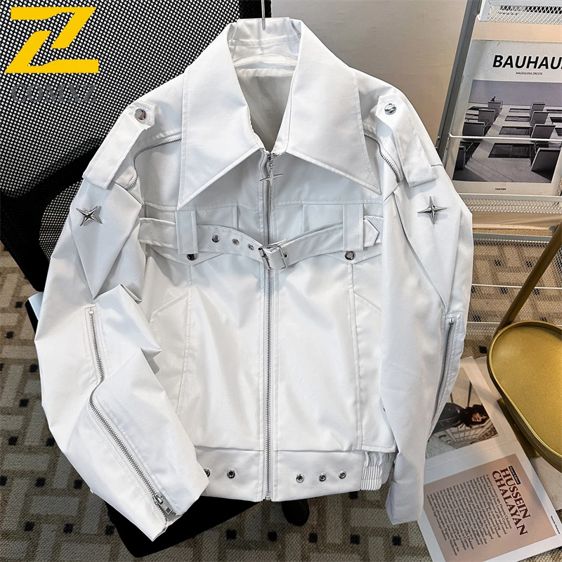 COMXZ Men Motorcycle Leather Jacket Classic Turndown Collar Travel Windproof Leather Coats Casual Street Style Autumn New Coat
COMXZ Men Motorcycle Leather Jacket Classic Turndown Collar Travel Windproof Leather Coats Casual Street Style Autumn New Coat