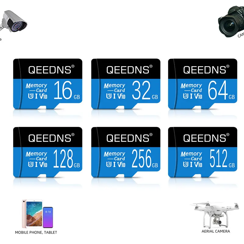 Micro Memory SD Card Class 10 64 ГБ 128 ГБ 256 ГБ U3 4K Высокоскоростной флэш-накопитель Cartao De Memoria 8 ГБ 16 ГБ 32 ГБ C10 TF Card
Micro Memory SD Card Class 10 64 ГБ 128 ГБ 256 ГБ U3 4K Высокоскоростной флэш-накопитель Cartao De Memoria 8 ГБ 16 ГБ 32 ГБ C10 TF Card