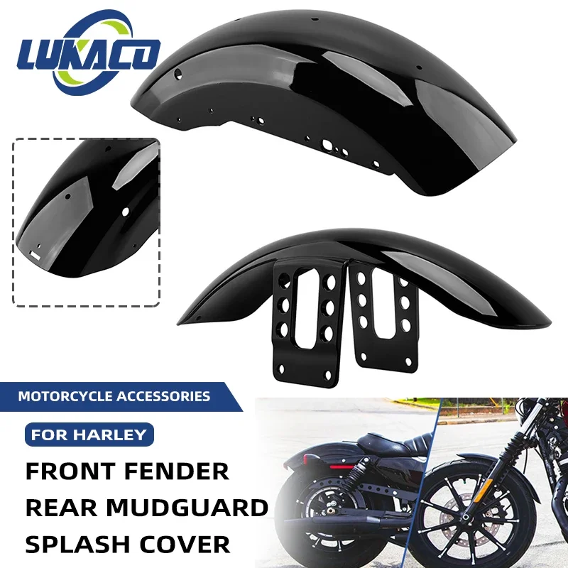 Black Motorcycle Accessories Rear Fender Front Mudguard Protector Cover For Harley-Davidson Sportster XL 883 XL1200 48 72 04-UP
Black Motorcycle Accessories Rear Fender Front Mudguard Protector Cover For Harley-Davidson Sportster XL 883 XL1200 48 72 04-UP