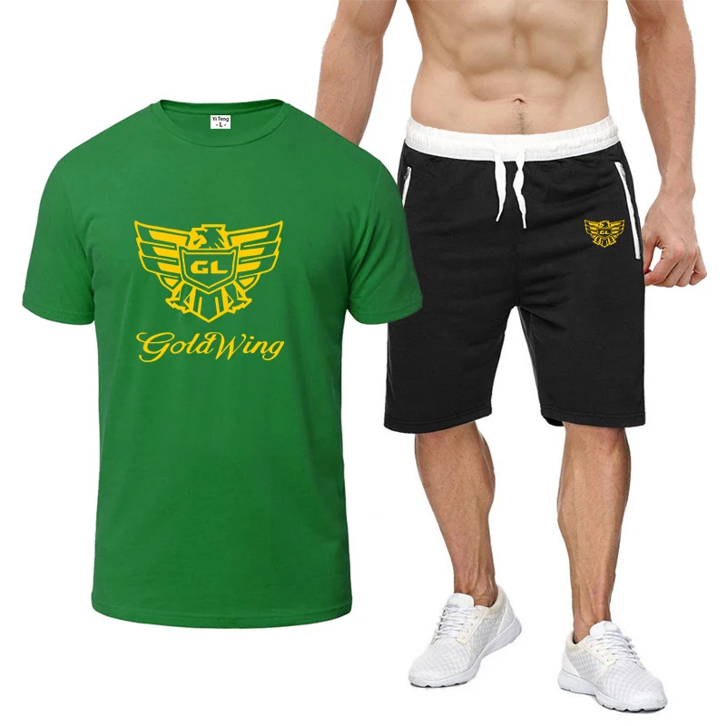 2024 Men Summer Printing New Goldwing GL 1500 Eight-Color Short-Sleeved Set Comfortable Casual T-shirt Top + Shorts Suit
2024 Men Summer Printing New Goldwing GL 1500 Eight-Color Short-Sleeved Set Comfortable Casual T-shirt Top + Shorts Suit