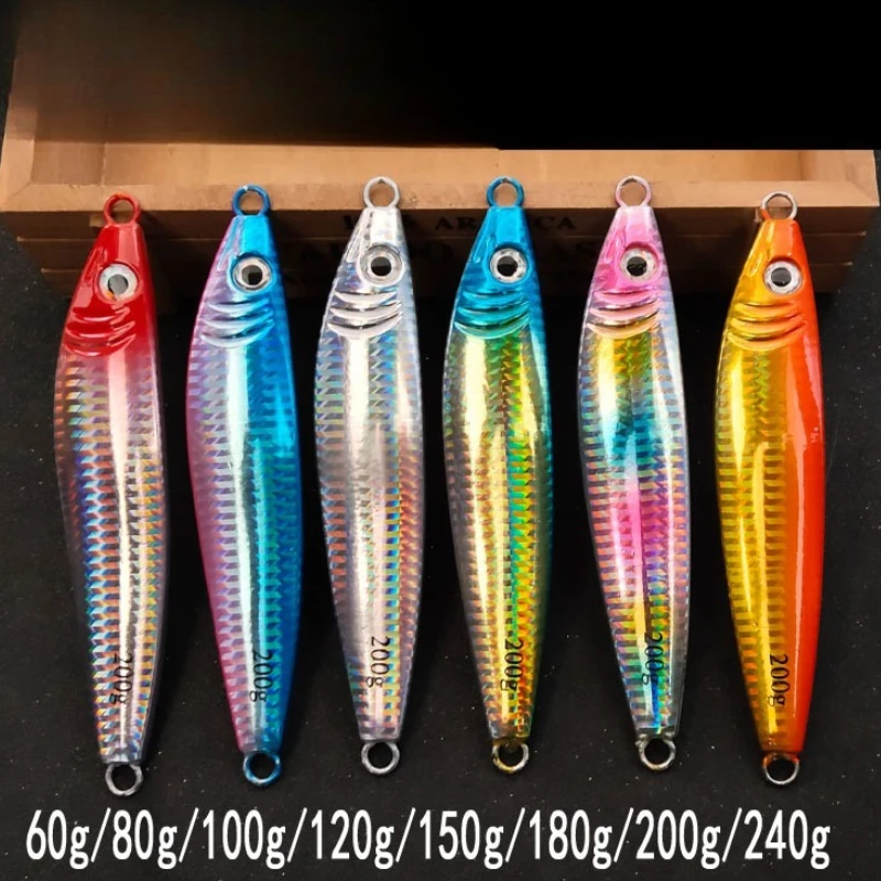 2pcs Sinking Pencil Fishing Lure 60g-240g Wobblers Hard Bait Metal Hardbait Artificial Bait Wobbler for Jigging Fishing
2pcs Sinking Pencil Fishing Lure 60g-240g Wobblers Hard Bait Metal Hardbait Artificial Bait Wobbler for Jigging Fishing