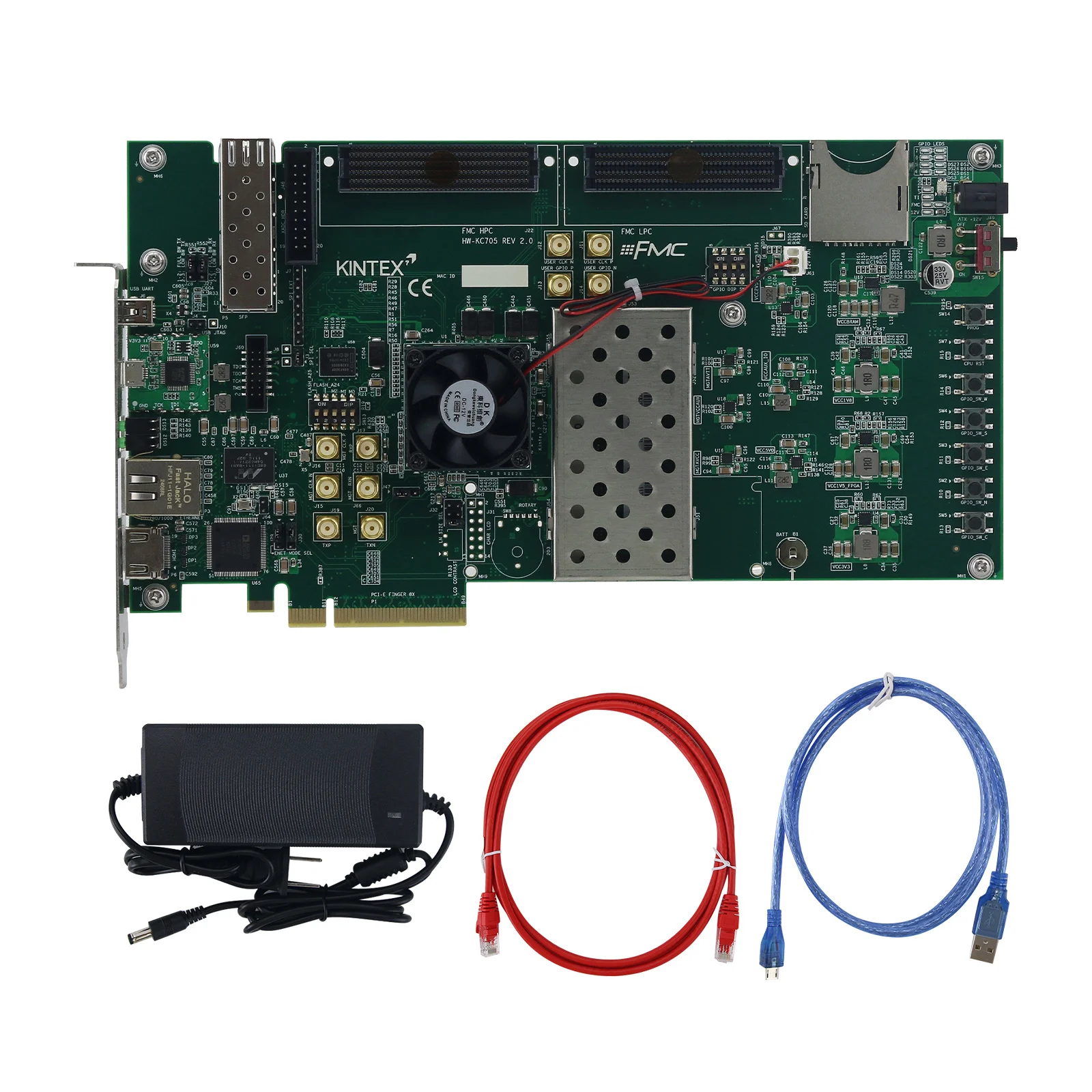 Hamgeek Kintex 7 FPGA KC705 Evaluation Kit W/ XC7K325T-2FFG900C Enables High-performance Serial Connectivity
Hamgeek Kintex 7 FPGA KC705 Evaluation Kit W/ XC7K325T-2FFG900C Enables High-performance Serial Connectivity