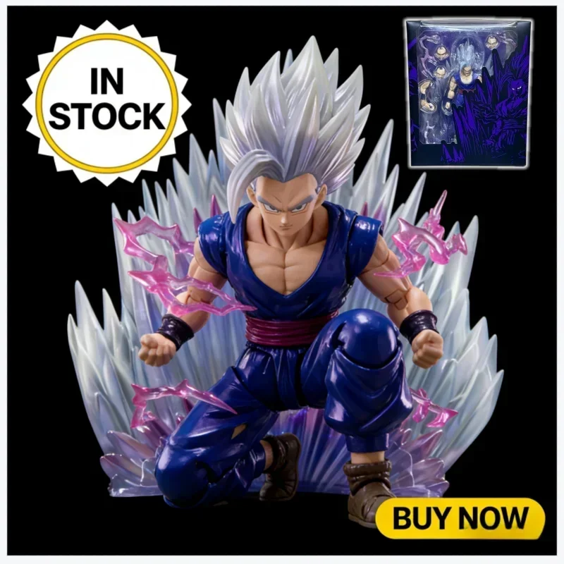Hot-New Dragon Ball Superhero Action Figure Wild Beast Son Gohan Shf Exclusive SDCC CJ Limited Edition Collectible Toy for Fans
Hot-New Dragon Ball Superhero Action Figure Wild Beast Son Gohan Shf Exclusive SDCC CJ Limited Edition Collectible Toy for Fans