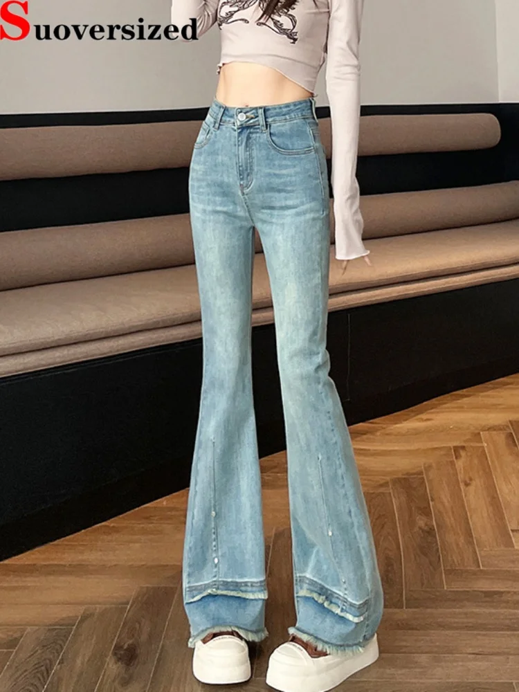 Tassel Fashion Baggy Retro Jeans Women's Casual Loose Vintage Bootcut Denim Pants High Waisted Streetwear Beadeding Vaqueros
Tassel Fashion Baggy Retro Jeans Women's Casual Loose Vintage Bootcut Denim Pants High Waisted Streetwear Beadeding Vaqueros