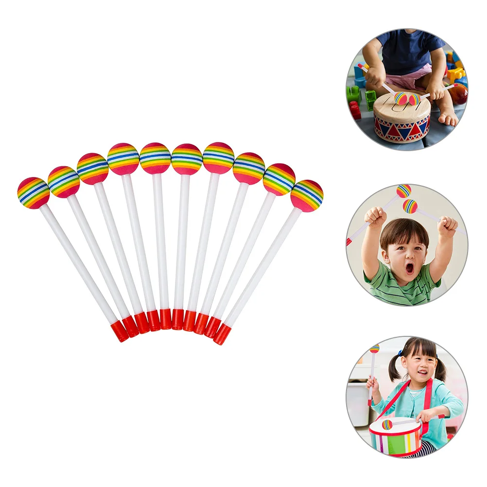10 Pcs Drum Stick Percussion Instrument Drumsticks Musical Instruments Lollipop Child 
10 Pcs Drum Stick Percussion Instrument Drumsticks Musical Instruments Lollipop Child