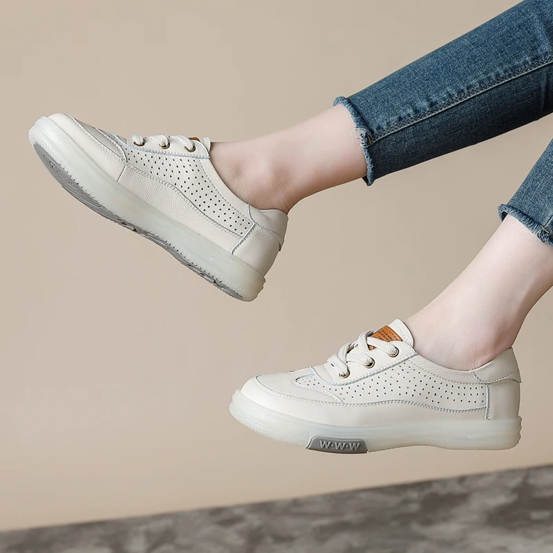 AIYUWomen's sneakers Shoe Flat Nonslip Breathable German Training Shoes Women Genuine Leather Comfortable Summer frail Shoes
AIYUWomen's sneakers Shoe Flat Nonslip Breathable German Training Shoes Women Genuine Leather Comfortable Summer frail Shoes