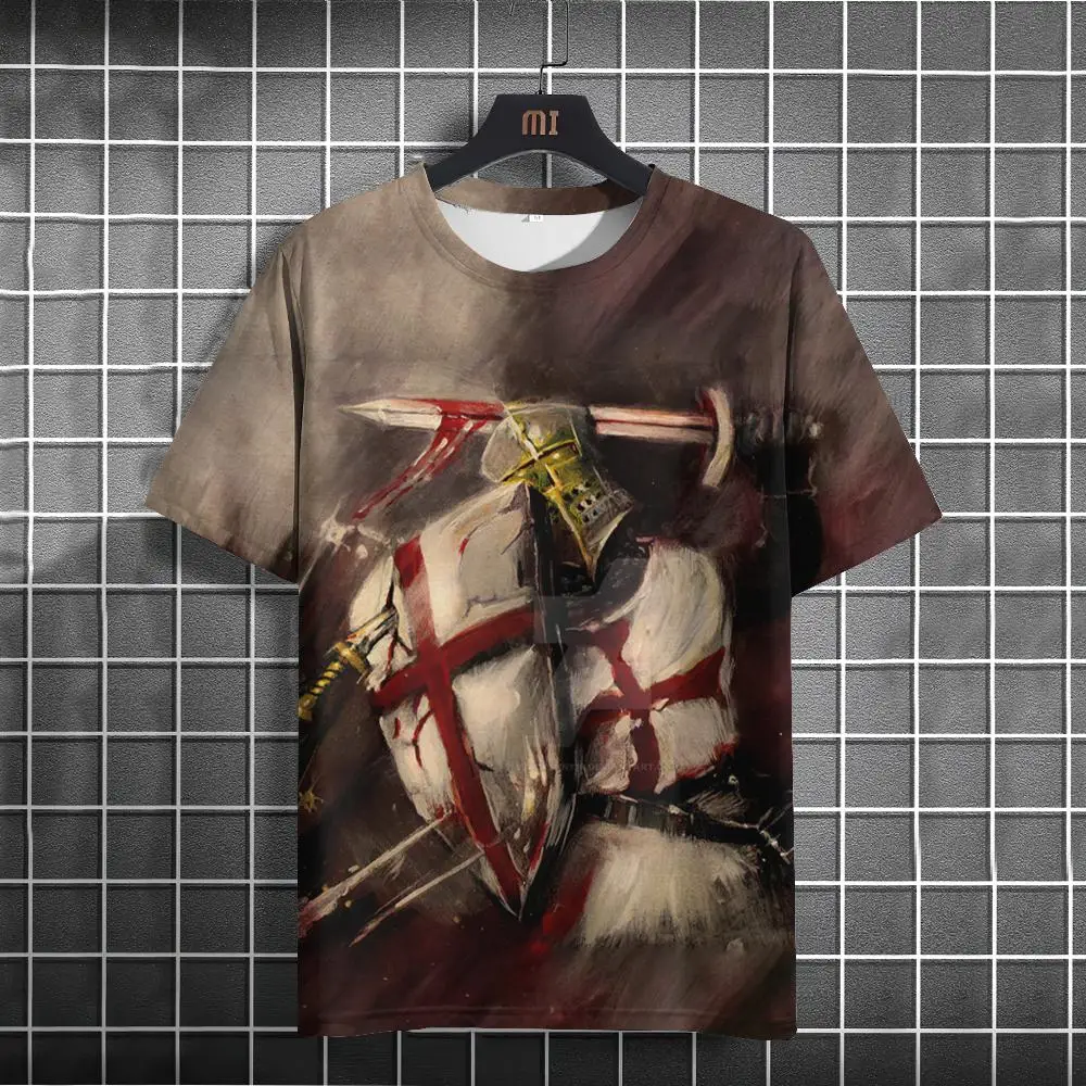 Vintage Men's T-shirts Knights Templar Print T Shirts For Men Summer Oversized Tops Short Sleeve Tees Casual O-Neck Men Clothing
Vintage Men's T-shirts Knights Templar Print T Shirts For Men Summer Oversized Tops Short Sleeve Tees Casual O-Neck Men Clothing