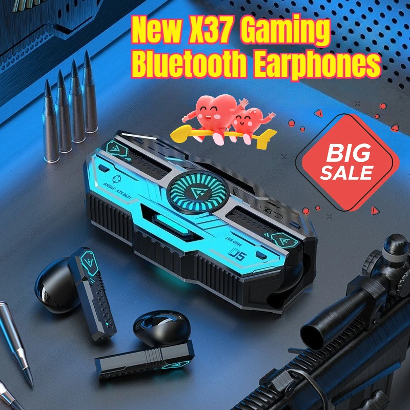New X37 Gaming Bluetooth Earphones Feature An E-sports Gaming Chip Ultra-long Battery Life
New X37 Gaming Bluetooth Earphones Feature An E-sports Gaming Chip Ultra-long Battery Life