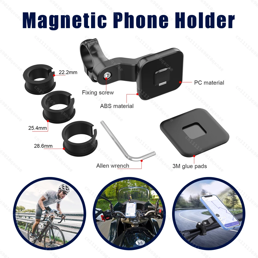 Magnetic Phone Holder Bicycle Mountain Bike Phone Mount Stand Motorcycle Scooter Handlebar Bracket Quick Lock Release Your Hands
Magnetic Phone Holder Bicycle Mountain Bike Phone Mount Stand Motorcycle Scooter Handlebar Bracket Quick Lock Release Your Hands