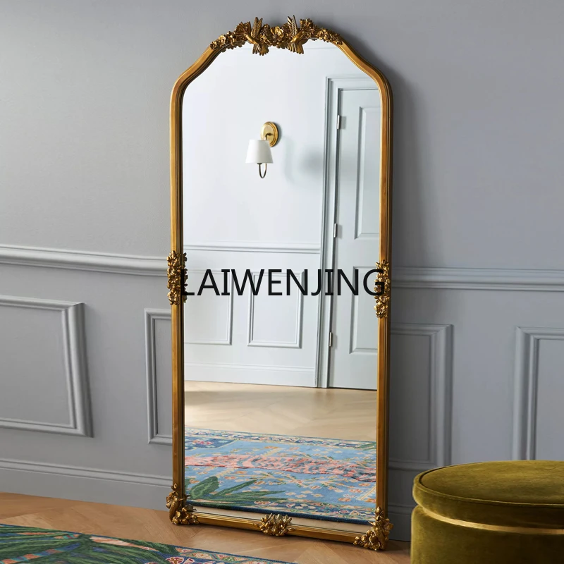 SGF retro carved full-body mirror American living room wall-attached full-length mirror
SGF retro carved full-body mirror American living room wall-attached full-length mirror