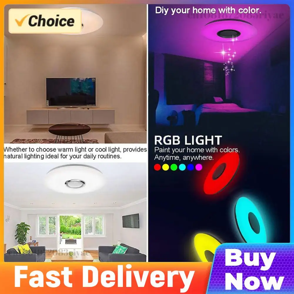 Светодиодный потолочный светильник RGB с регулировкой яркости, Bluetooth-совместимый, современный потолочный светильник с динамиком, умный потолочный светильник для спальни и гостиной
Светодиодный потолочный светильник RGB с регулировкой яркости, Bluetooth-совместимый, современный потолочный светильник с динамиком, умный потолочный светильник для спальни и гостиной