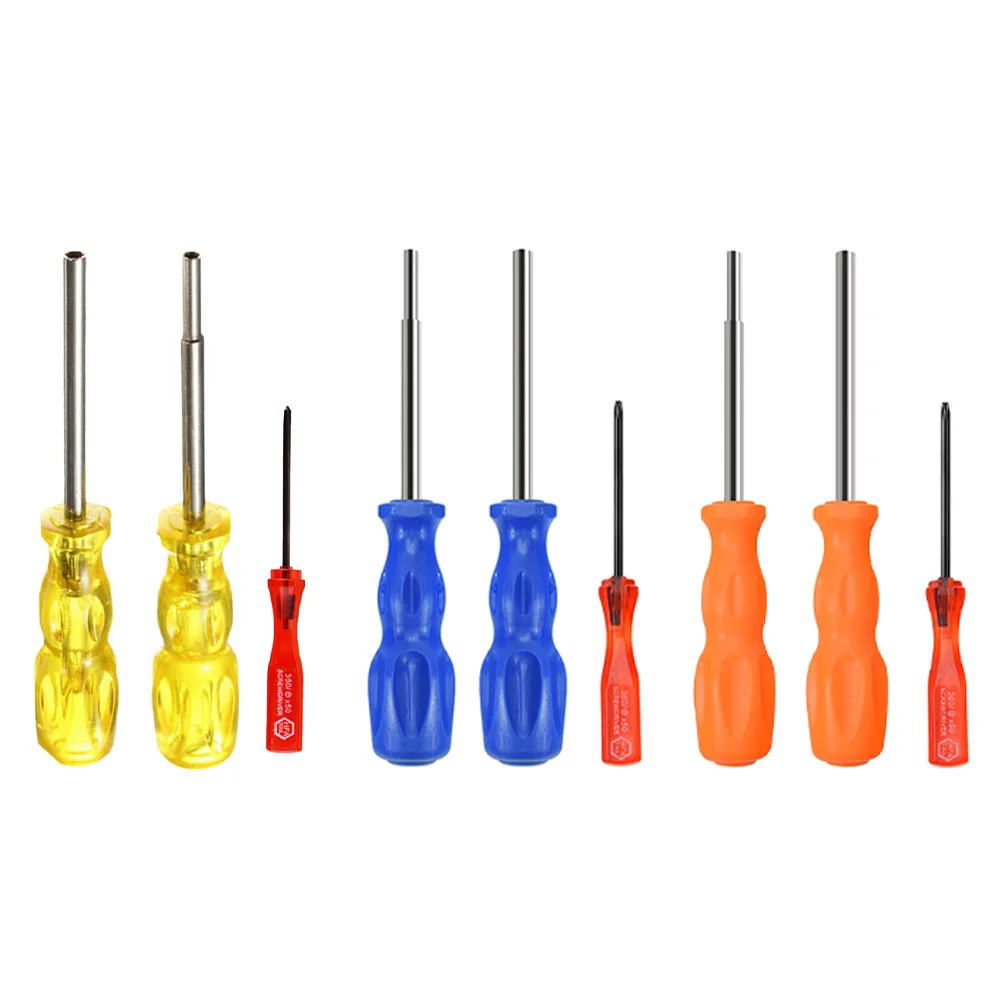 Screwdriver 3pcs 3.8mm & 4.5mm Security Screwdriver Gamebit For SFC For N64 Repair Tool Hand Tool Accessories Metal Replacement
Screwdriver 3pcs 3.8mm & 4.5mm Security Screwdriver Gamebit For SFC For N64 Repair Tool Hand Tool Accessories Metal Replacement
