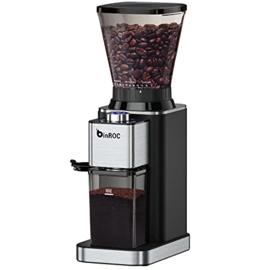 Conical Burr Coffee Grinder Anti-static Electric Coffee Bean Grinder for Home Use 48 Adjustable Grind Settings for 2-12 Cups Bl
Conical Burr Coffee Grinder Anti-static Electric Coffee Bean Grinder for Home Use 48 Adjustable Grind Settings for 2-12 Cups Bl