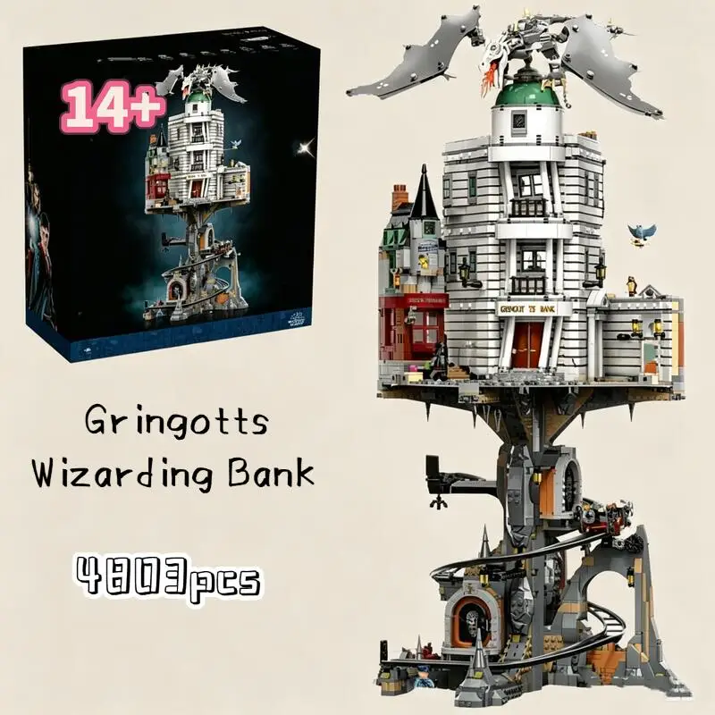 4803pcs Hot Toy Wizarding Bank Collectors Edition Ironbelly Dragon 76417 Building Blocks Puzzle Model Birthday Festival Gifts
4803pcs Hot Toy Wizarding Bank Collectors Edition Ironbelly Dragon 76417 Building Blocks Puzzle Model Birthday Festival Gifts