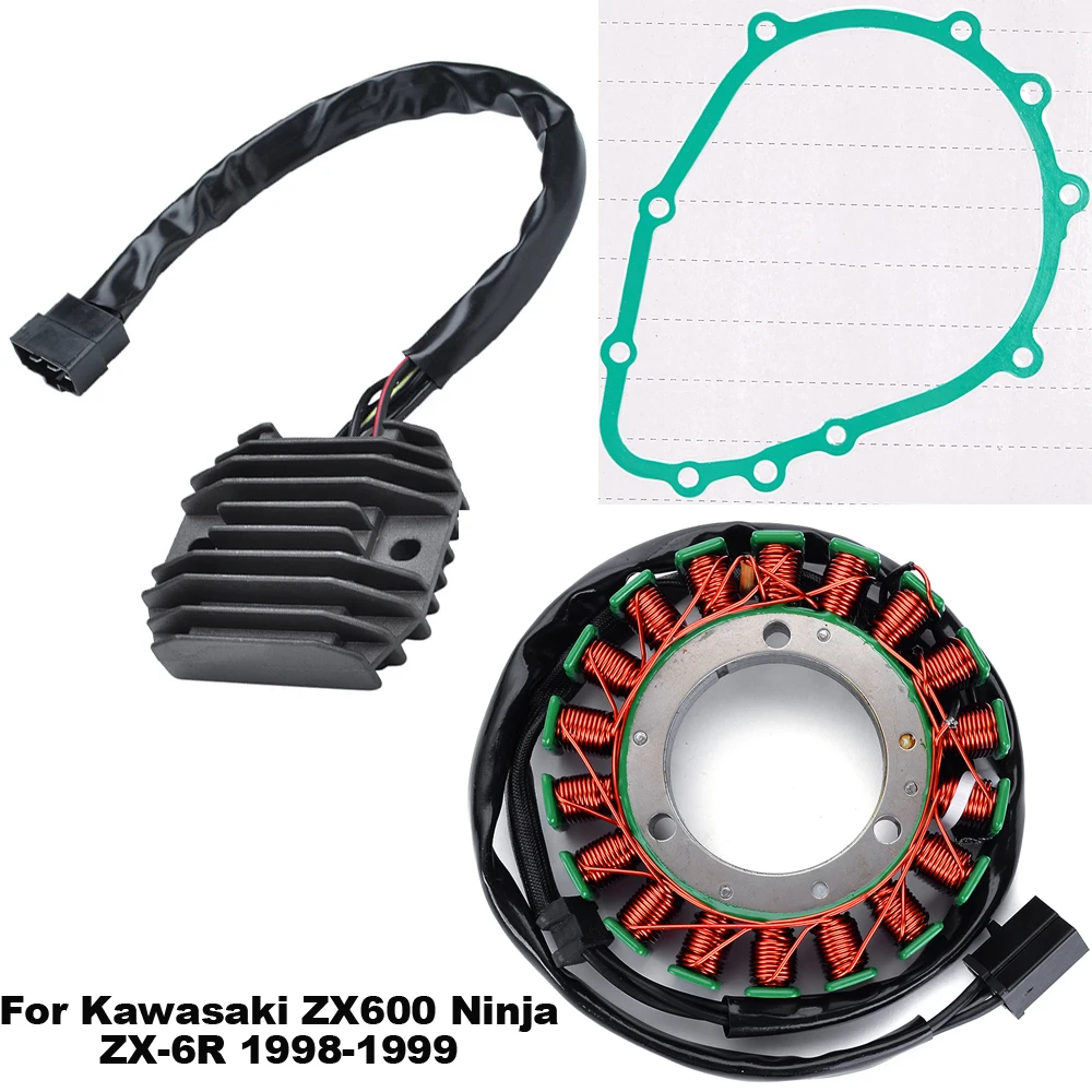 Регулятор мотоцикла, прокладка катушки статора выпрямителя для Kawasaki ZX600 Ninja ZX-6R ZX600 NinjaZX-6R 1998-1999 21003-1330
Регулятор мотоцикла, прокладка катушки статора выпрямителя для Kawasaki ZX600 Ninja ZX-6R ZX600 NinjaZX-6R 1998-1999 21003-1330