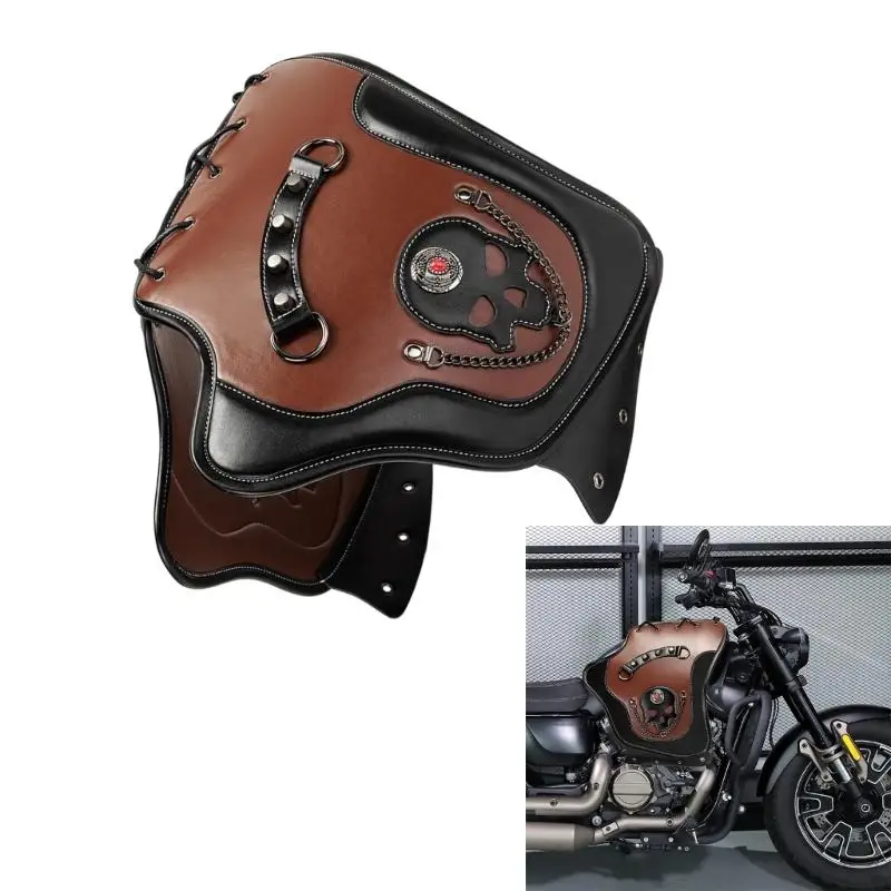 02DE Universal Motorcycle Exhaust Side Saddles Heat Protector PU Leather Engine Cover Deflector For Safe Riding
02DE Universal Motorcycle Exhaust Side Saddles Heat Protector PU Leather Engine Cover Deflector For Safe Riding