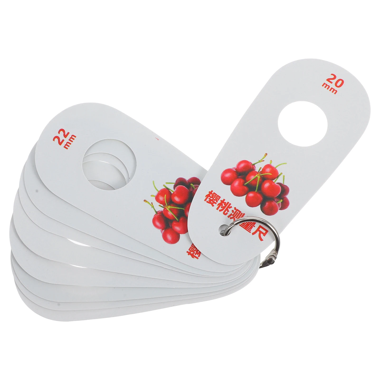 Cherry Measuring Caliper Plastic Ruler Fruit Gauge Rings Diameter Tool Size Measurement Device For Fruits Berries
Cherry Measuring Caliper Plastic Ruler Fruit Gauge Rings Diameter Tool Size Measurement Device For Fruits Berries