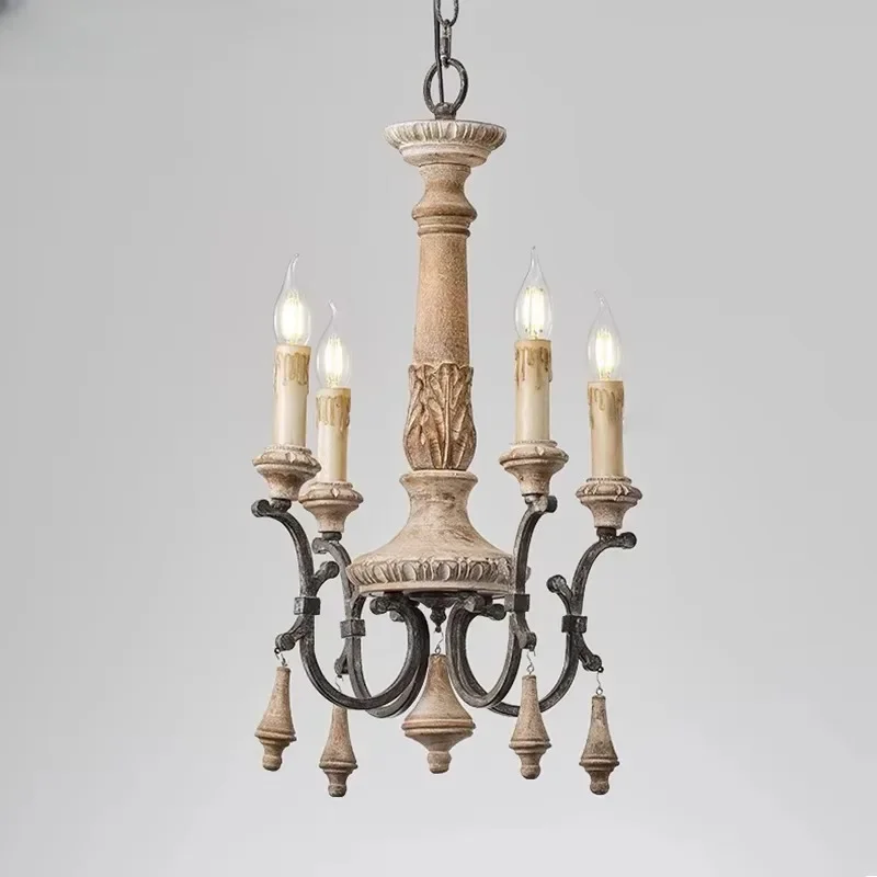 MandosBor Retro Wooden Chandelier In Entryway Bedroom Lights French Chandelier Vintage Style For Living Room Foyer Dining Lamp
MandosBor Retro Wooden Chandelier In Entryway Bedroom Lights French Chandelier Vintage Style For Living Room Foyer Dining Lamp