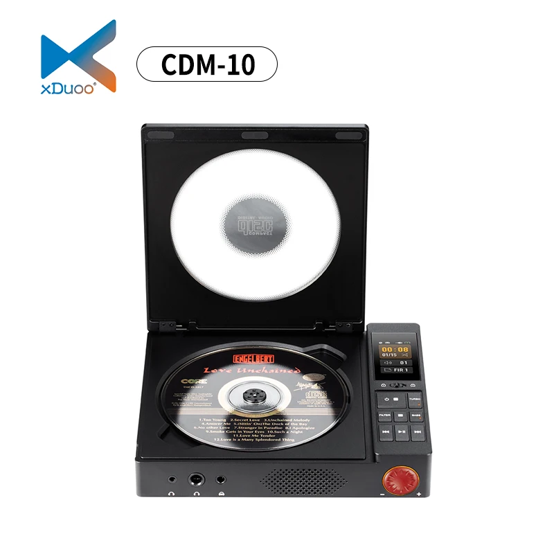 XDUOO CDM-10 Portable Tube CD Player Dual CS43198 DAC Chips 384K DSD256 MQA High Performance Player 2X/4X Digital Upsampling
XDUOO CDM-10 Portable Tube CD Player Dual CS43198 DAC Chips 384K DSD256 MQA High Performance Player 2X/4X Digital Upsampling