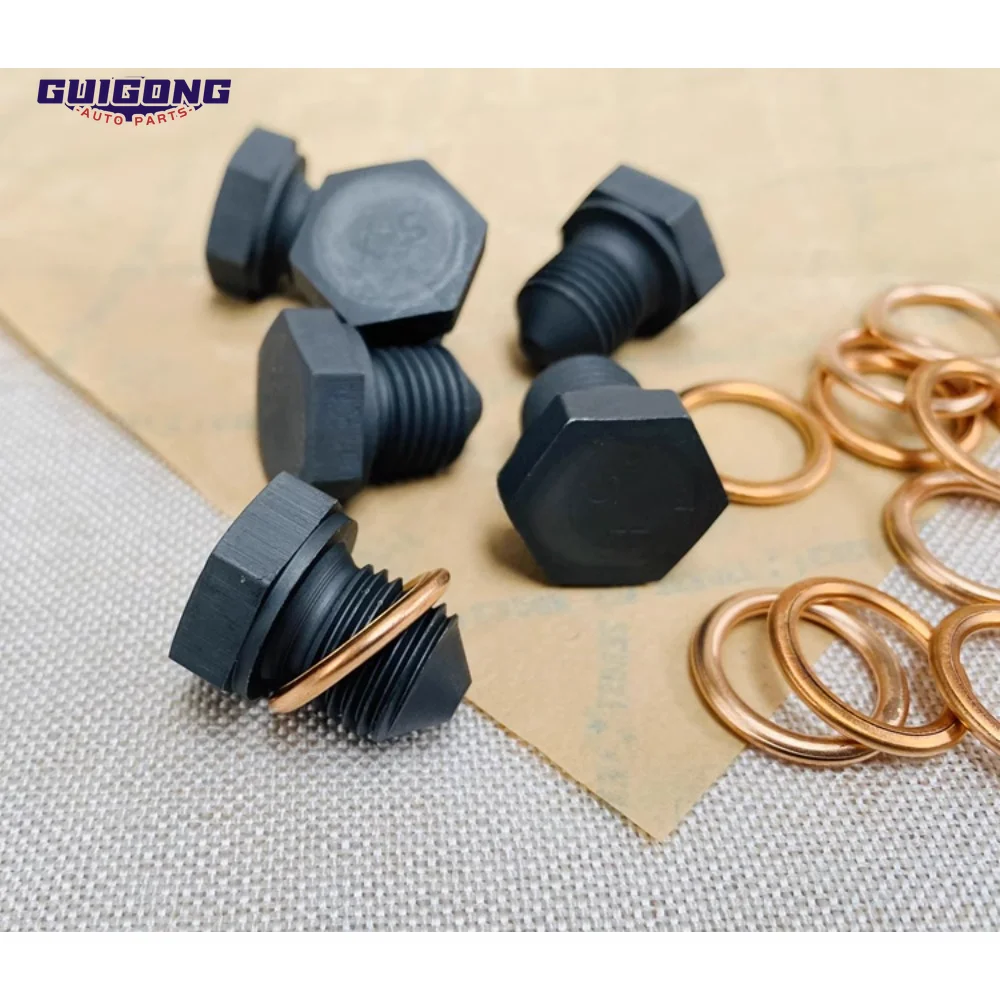 GUIGONG Engine Oil Drain Plug Washer for VW Golf 7 Jetta Bora Lavida Lamando Touran Skoda EA211 1.4T LN90288901 Car Accessories
GUIGONG Engine Oil Drain Plug Washer for VW Golf 7 Jetta Bora Lavida Lamando Touran Skoda EA211 1.4T LN90288901 Car Accessories