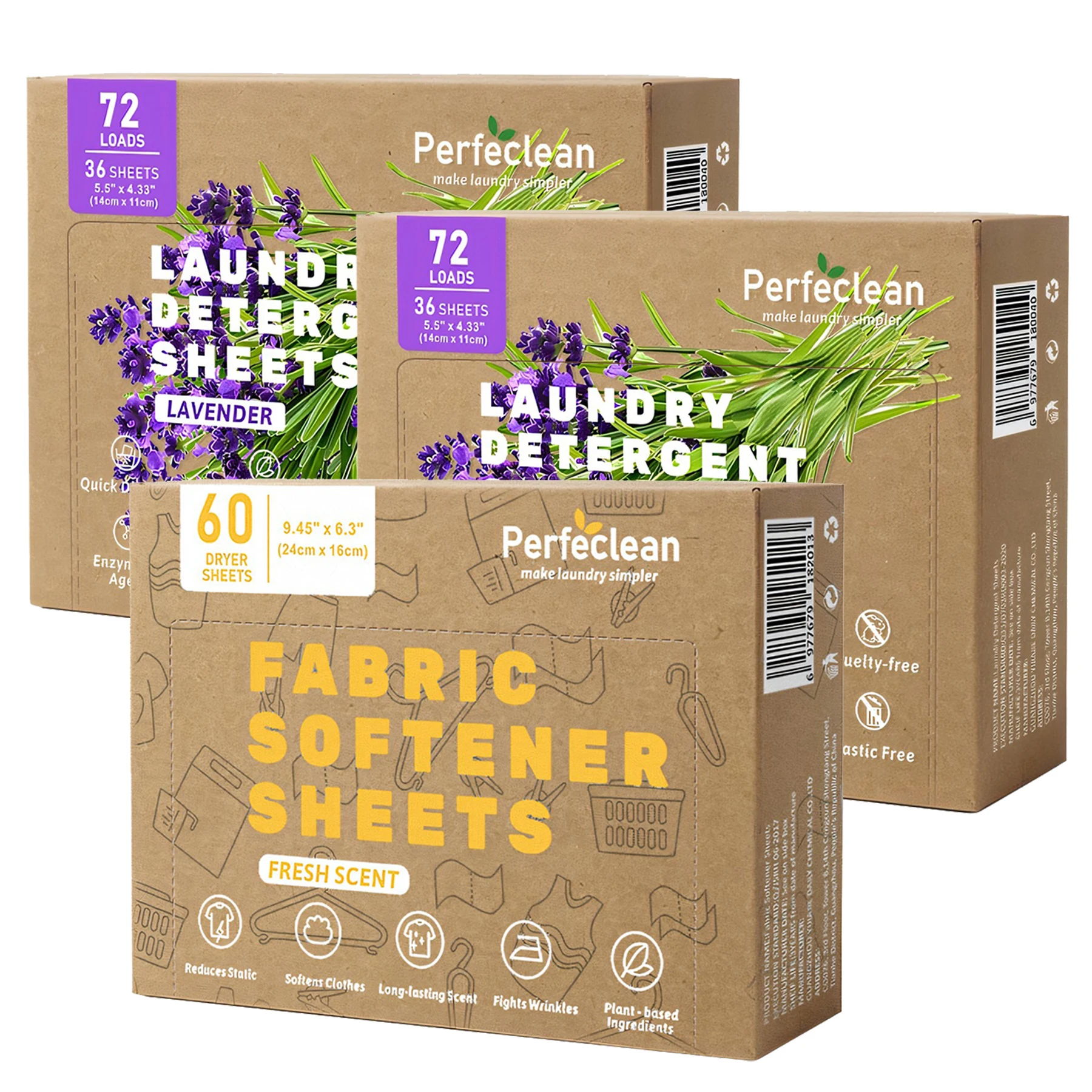 Perfeclean 3 Packs Bundle Eco-Friendly Hypoallergenic Earth Friendly Liquidless Laundry Detergent Sheets With Solid Enzyme
Perfeclean 3 Packs Bundle Eco-Friendly Hypoallergenic Earth Friendly Liquidless Laundry Detergent Sheets With Solid Enzyme