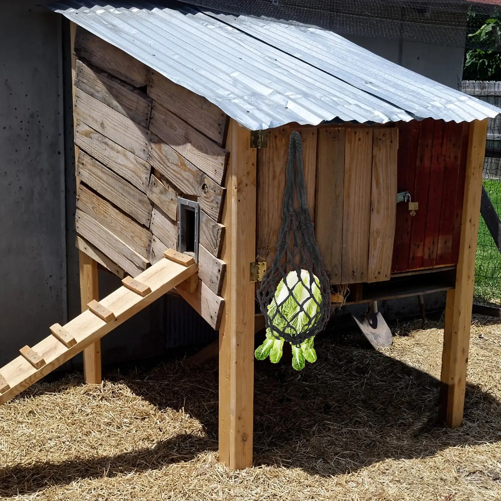 Feeding Mesh Bag Livestock Chicken Net Container Trustworthy Feeder Nylon Feeders Braided Rope Strong Practical Pet
Feeding Mesh Bag Livestock Chicken Net Container Trustworthy Feeder Nylon Feeders Braided Rope Strong Practical Pet