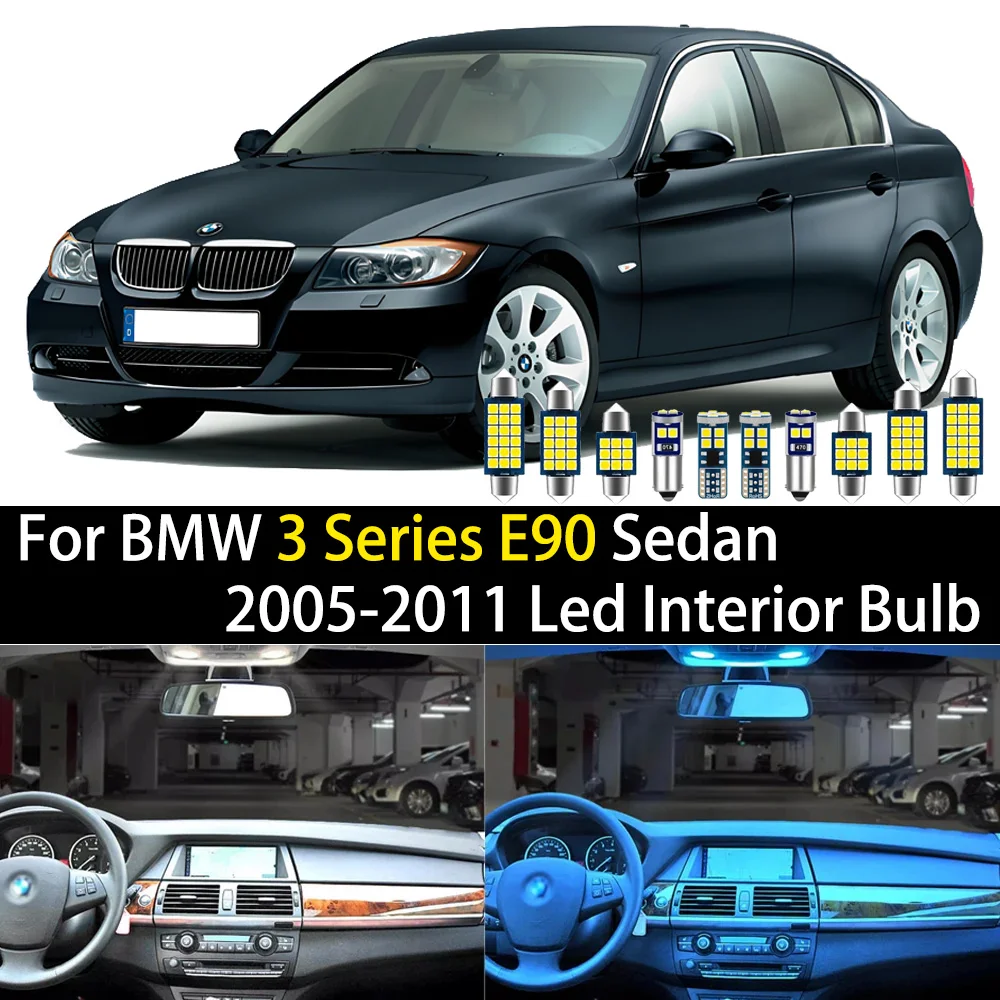 For BMW 3 Series E90 Sedan 2005 2006 2007 2008 2009 2010 2011 LED Car Interior Light Indoor lamp Lighting Bulb Accessories kit
For BMW 3 Series E90 Sedan 2005 2006 2007 2008 2009 2010 2011 LED Car Interior Light Indoor lamp Lighting Bulb Accessories kit