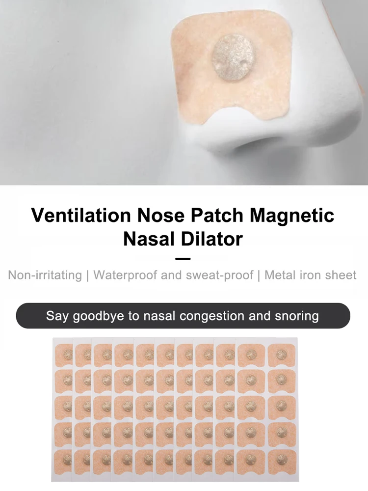 100pcs Nose Breath Patch Magnetic Nose Breathing Patches Nasal Strips Increase Air Improve Sleep Reduce Snoring Tools
100pcs Nose Breath Patch Magnetic Nose Breathing Patches Nasal Strips Increase Air Improve Sleep Reduce Snoring Tools