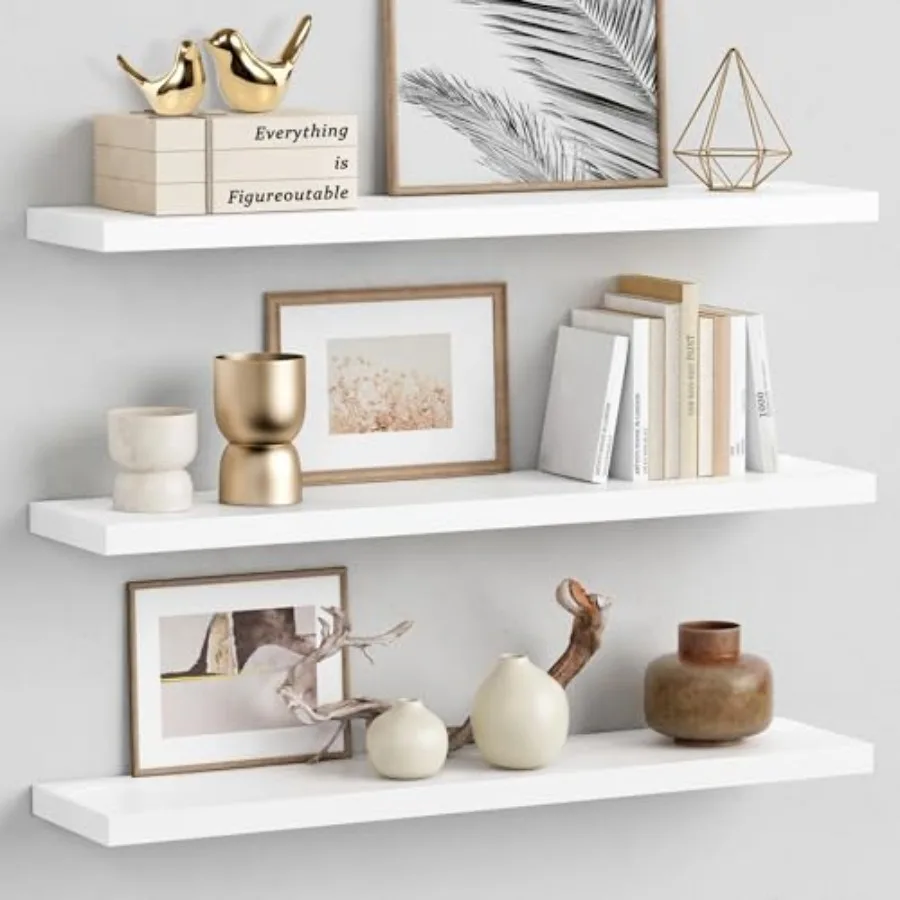 Floating Shelves for Wall 36 Inch Long, Modern Wall Shelf for Living Room Decor, Large Deep Floating Shelf for Bedroom Home Off
Floating Shelves for Wall 36 Inch Long, Modern Wall Shelf for Living Room Decor, Large Deep Floating Shelf for Bedroom Home Off
