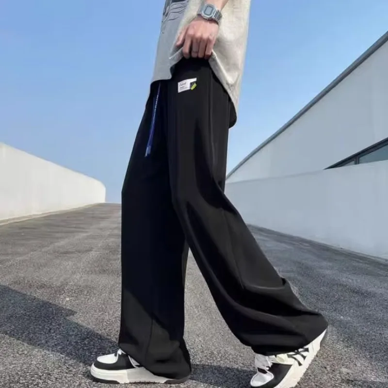 Ice Silk Men's Summer Thin Qui Dry Sport Pants American Loose Wide Leg Trousers Drapey Straight Cut West Pants Casual Leisure
Ice Silk Men's Summer Thin Qui Dry Sport Pants American Loose Wide Leg Trousers Drapey Straight Cut West Pants Casual Leisure