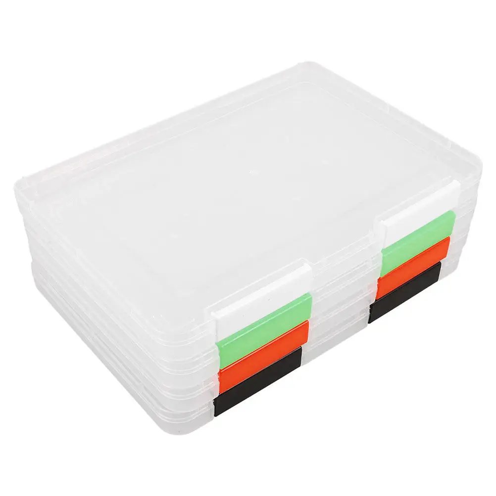 4Pcs A4 Transparent Plastic File Box Stackable Paper Storage Organizer Document Holder Portable Office School Project Case
4Pcs A4 Transparent Plastic File Box Stackable Paper Storage Organizer Document Holder Portable Office School Project Case