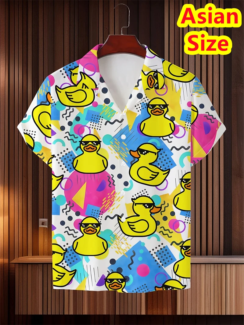 Summer Men's Funny Animals Shirts Fashion Short Sleeve Unisex Button Down Lapel Shirts 2025 Tops Casual Hawaiian Shirt For Man
Summer Men's Funny Animals Shirts Fashion Short Sleeve Unisex Button Down Lapel Shirts 2025 Tops Casual Hawaiian Shirt For Man