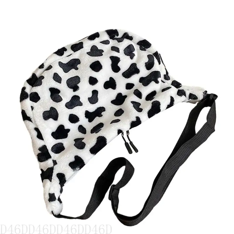 D46D Trendy Cow Print Plush Shoulder Bag Comfortable Bag for Fashionable Individuals
D46D Trendy Cow Print Plush Shoulder Bag Comfortable Bag for Fashionable Individuals