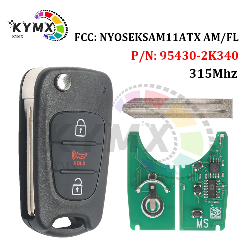 KYMX New Flip Folding Remote Key Fob For 2010 2011 2013 KIA SOUL FCCID NY0SEKSAM11ATX P/N 95430-2K340 HYN14R Blade
KYMX New Flip Folding Remote Key Fob For 2010 2011 2013 KIA SOUL FCCID NY0SEKSAM11ATX P/N 95430-2K340 HYN14R Blade