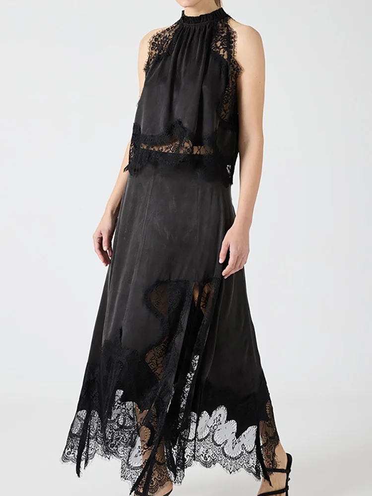 Кружевные прозрачные юбки, жилет без рукавов, комплекты из 2 предметов, женский весенне-летний повседневный однотонный наряд в стиле пэчворк, сексуальный женский костюм с круглым вырезом 2025 года
Кружевные прозрачные юбки, жилет без рукавов, комплекты из 2 предметов, женский весенне-летний повседневный однотонный наряд в стиле пэчворк, сексуальный женский костюм с круглым вырезом 2025 года