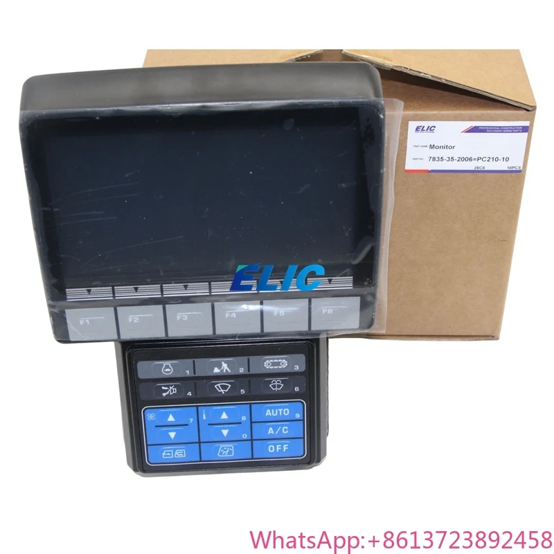 Elic 7835-35-2006 Monitor Cluster Gauge Assy for Komatsu PC210-10 PC210LC-10 Excavator with Program
Elic 7835-35-2006 Monitor Cluster Gauge Assy for Komatsu PC210-10 PC210LC-10 Excavator with Program